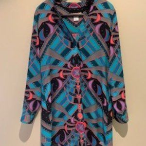 Multi Color slinky above the knee dress